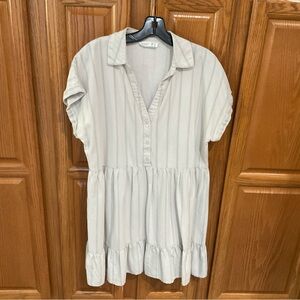 PRIMARK Light Gray Dress Size 12